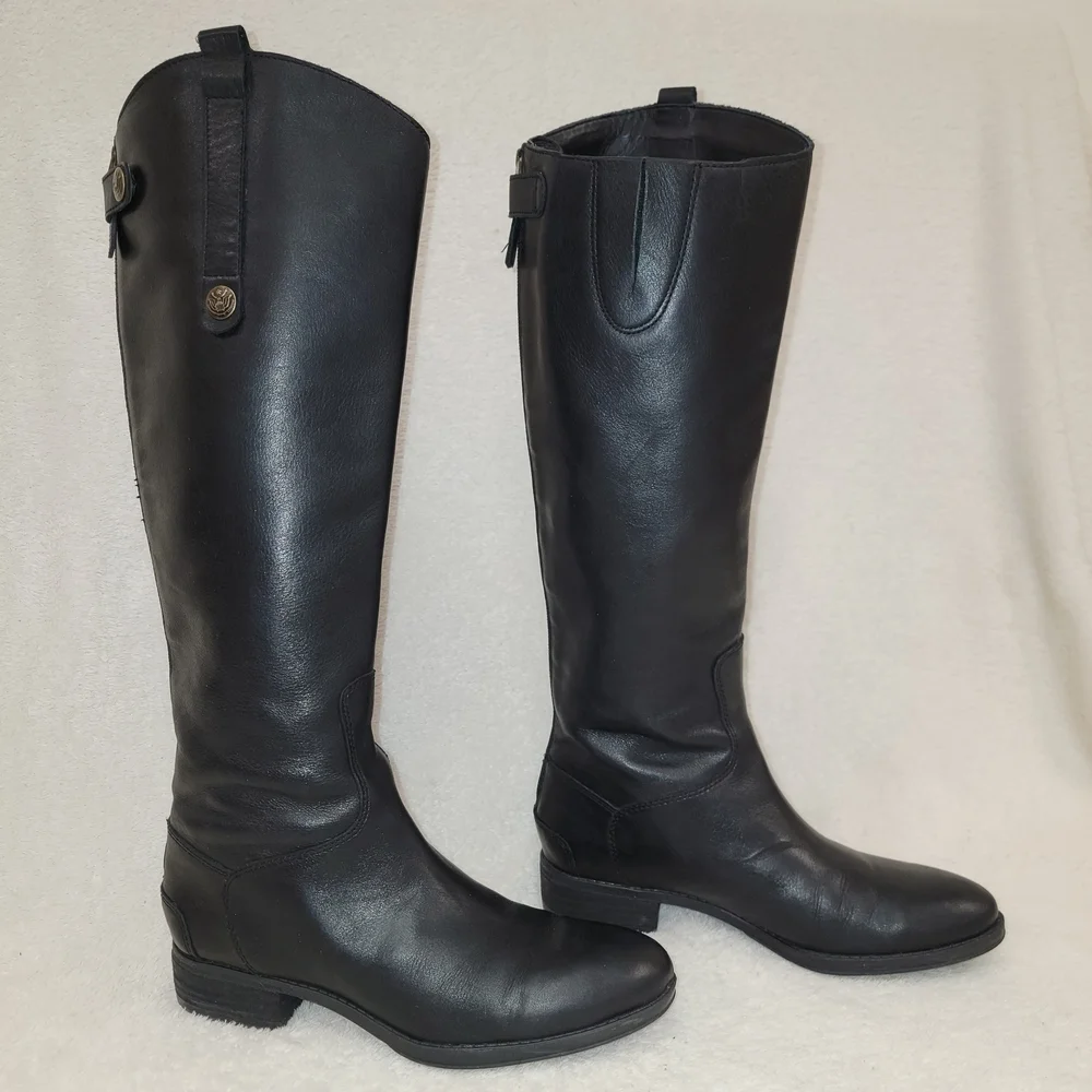 Sam Edelman Penny All Leather Riding Boot REGULAR CALF